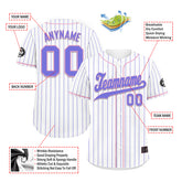 Custom Stripe Fashion Personalized Authentic Baseball Jersey BSBJ01-E025078-19